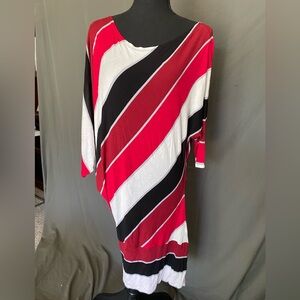 Bebe oversized mini skirt dress